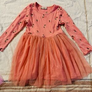 Girl Pink floral dress